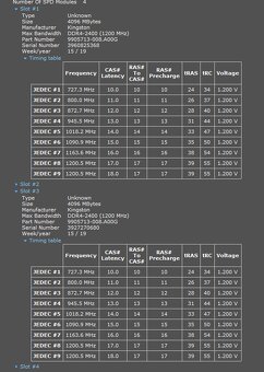 Paměti ddr4 4gb 2400MHz pro PC, Crucial CT4G4DFS824A - 3
