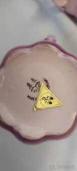 Sada hrnků z růžového porcelánu - 3