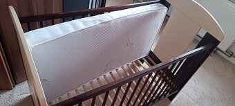 Dětská postýlka s motivem medvídka Klups + matrace - 3