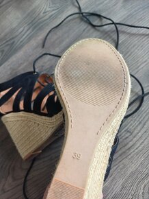Dámské boty na klínku /sandále, vel 39 - 3