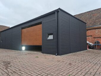 Plechová garáž 12x6m - 3