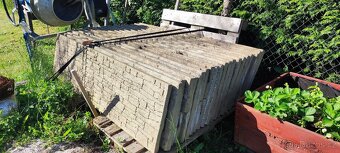 Betonový plot, betonové dílce oboustranné - 3