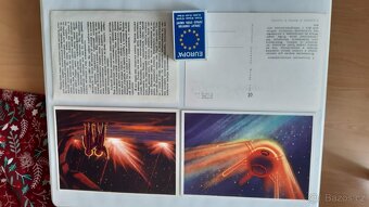 Soubor 16 ks barevnych pohlednic kosmonaut Leonov 1966 - 3