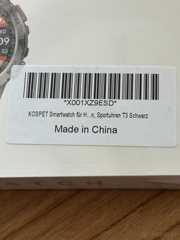 Nové chytré hodinky KOSPET TANK T3, PC 2 590,- - 3