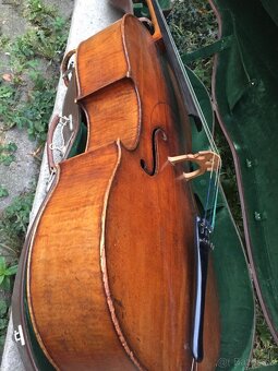 Staré violoncello s pouzdrem - 3
