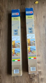 Sušák na prádlo na zábradlí sklopný - 3