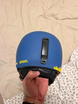 Snowboard / lyžařská helma ANON Blitz Range Blue vel. S - 3