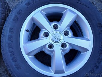 Prodám sadu Orig ALU kol KIA 245/65R17 celoroční - 3