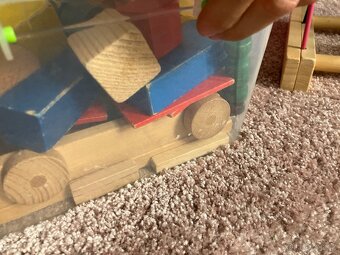 Dreveny labyrint a drevena stavebnice. - 3