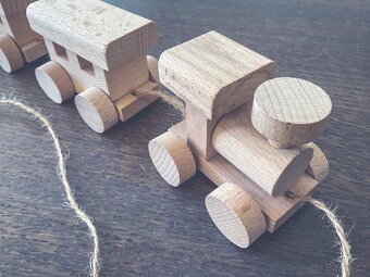 Dřevěná hračka - vlak - 3