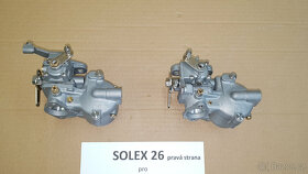 Prodám karburátory Solex 26 po repasi- Škoda, Praga, Walter - 3