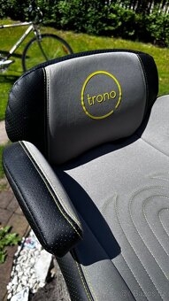 CHIPOLINO Podsedák Trono Isofix 22-36 kg Anthracite - 3