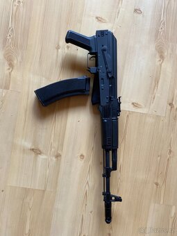 Airsoft AK-74, optika, pistol, vesta, baterie. - 3