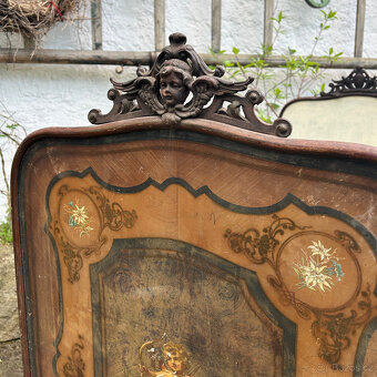 Plechová dětská postýlka 125x65cm - 3