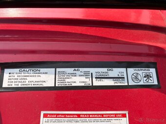 Benzinová centrála Honda 6,8kw - 3
