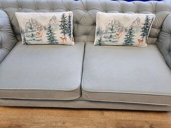 Pohovka Chesterfield mint - 3