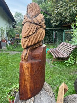 Dřevěná socha - sova - 3