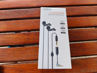Comica Audio CVM-D02 duální klopový mikrofon 4,5m, nový - 3