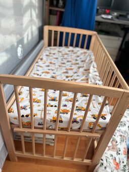 Schardt Přístavná postýlka Micky natur 60 x 120 cm - 3