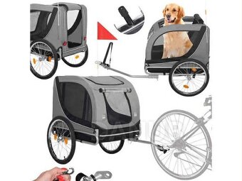 Chladící podložka, vozík pro psa za kolo. Nové - 3