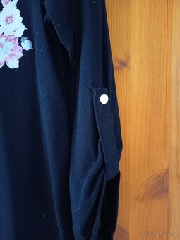 Černá delší halenka - 3