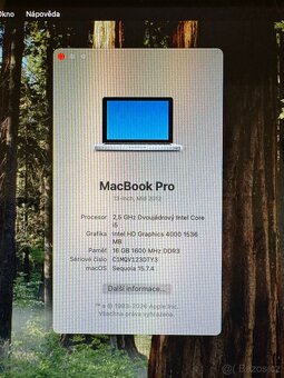 MacBook Pro mid 2012 - 16GB/256SSD/Sequoia - 3