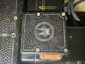 Kufříkový bakelitový šicí stroj freia - 3