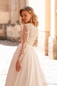 Luxusní nenošené svatební šaty, Neva, 34 EU (XS) - 3