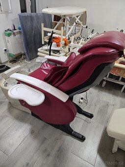 Luxusní Spa pedikérské křeslo AKCE červené - 3
