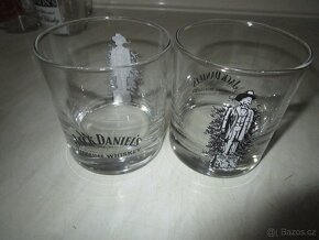 Skleničky na whisky, retro lahvičky alkoholu - 3