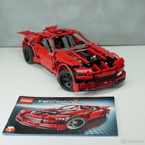 Lego červený závoďák - 3