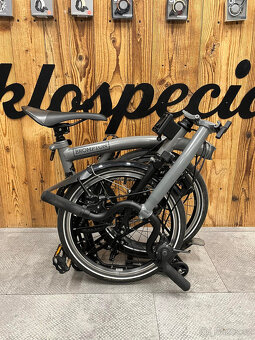 Brompton P-line 4 M Moon Grey/Black - 3