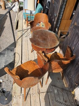 Set křesla stolek Oswald Haerdtl 60.leta 20.století - 3