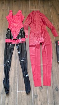 Latexový catsuit pro ženy se dvěma zipy LATE X - 3
