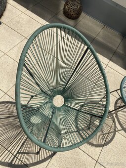 Designove křesla a stolek na terasu ci balkon - 3