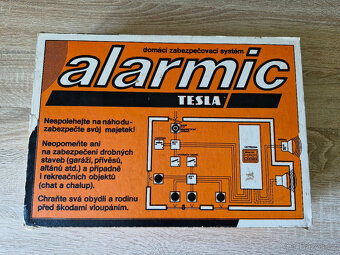 Retro nepoužitý alarm Tesla kompletní balení - 3