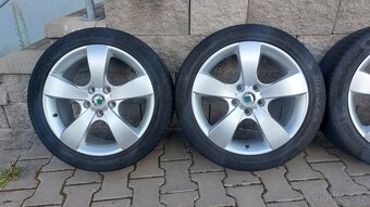 Alu kola 5x112 r17 originál Škoda Octavia II - 3