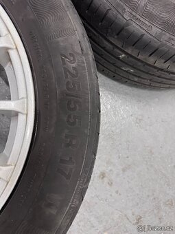 Alu kola AEZ 5x110 R17 ET40 Letní Pneu Continental - 3
