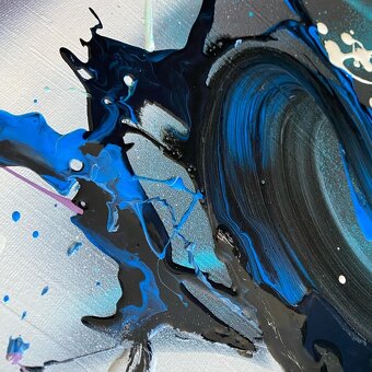 HEMISPHERE EXPLOSIONS obraz - 80 cm x 80 cm - 3