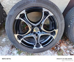 Prodám ALU kola CARMANI -- Koncern VW --245/45 R17 8Jx17 ET - 3