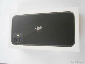 Apple iPhone 11 64gb Černý-pěkný stav,baterie 83%. - 3