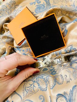 HERMÉS Clic H silver bracelet (náramek) - 3