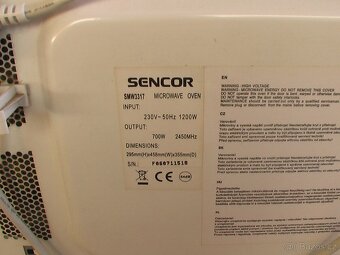 SENCOR SMW3317 - 3