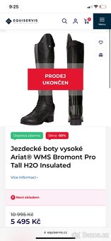Zimní jezdecké boty Ariat 38,5 - 3
