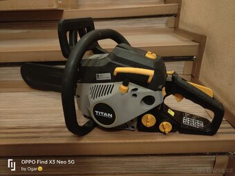 Motorová pila Titan, 40cm, menší, lehká, 1,5Kw - 3