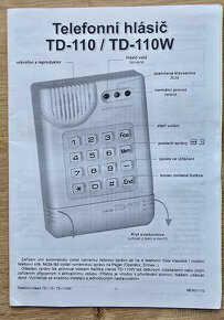 Jablotron TD-110 telefonní hlásič poplachu - 3