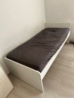 Postel IKEA SLÄKT 90x200 s matrací - 3