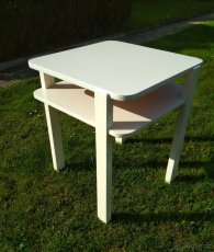 Dřevěný stolek 61x61 cm - ART DECO - 3