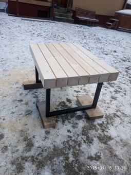 Lavice k ohništi - 3