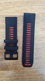 Fenix 8, 6x, 7x, tah, řemínek, pásek 26mm černo/červený - 3